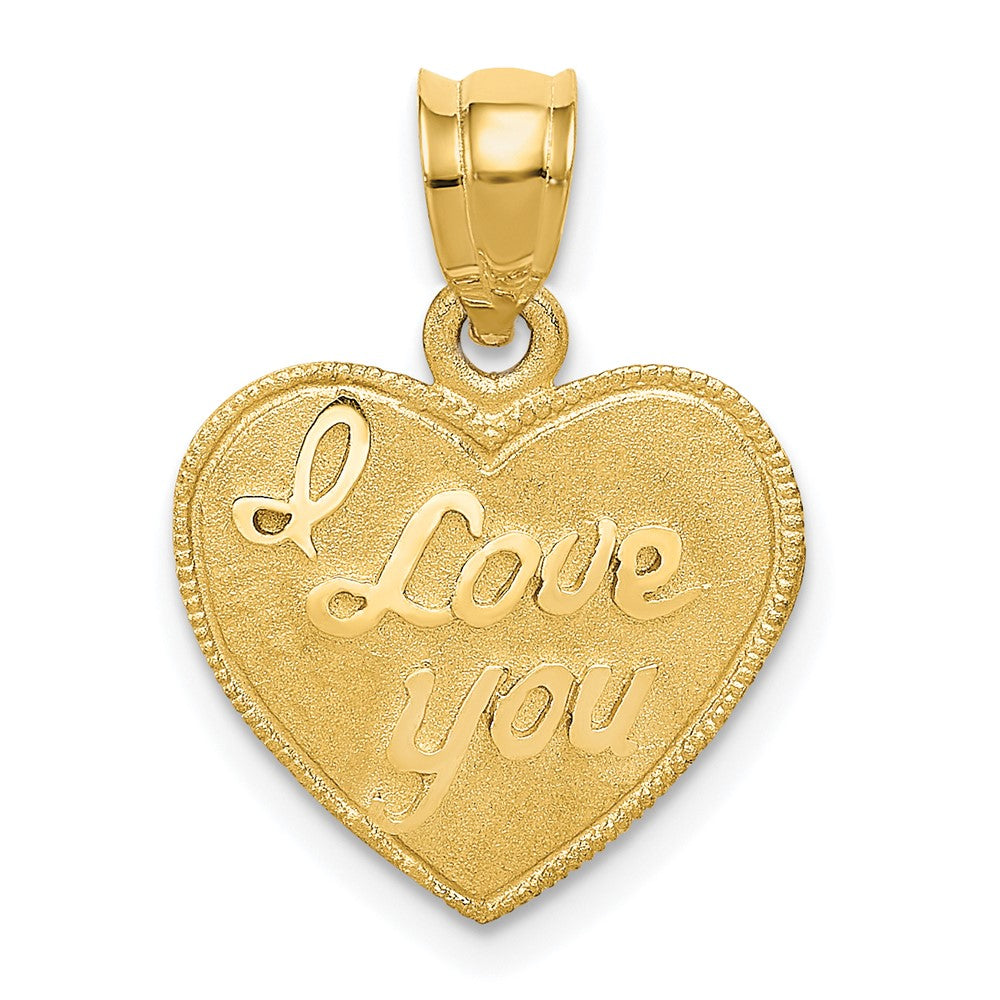 14k Yellow Gold Heart Pendant