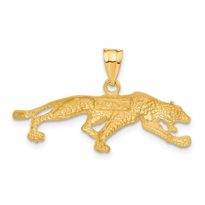 14k Yellow Gold Panther Pendant