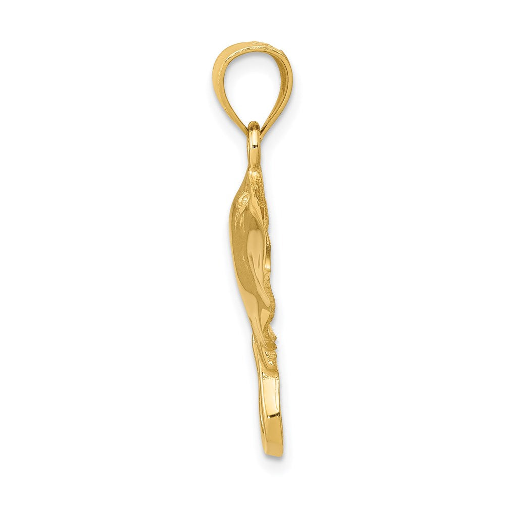 14k Yellow Gold Stingray Pendant
