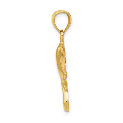 14k Yellow Gold Stingray Pendant