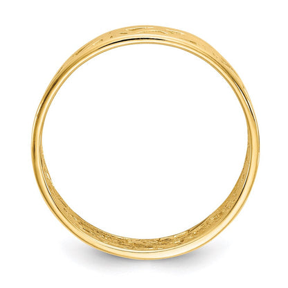 14K Yellow Gold Polished Celtic Knot Band