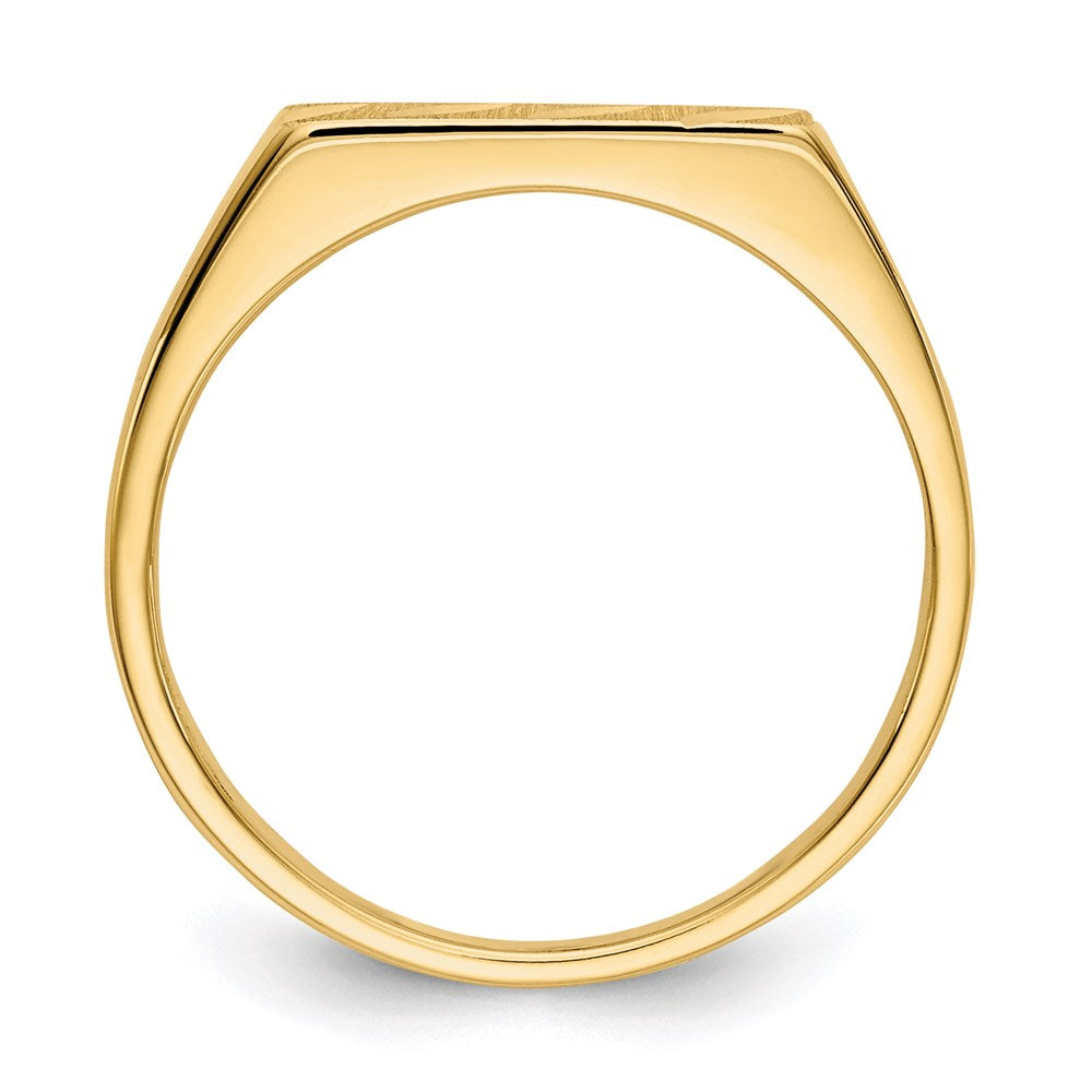 14K Yellow Gold Childs Diamond-Cut Ring