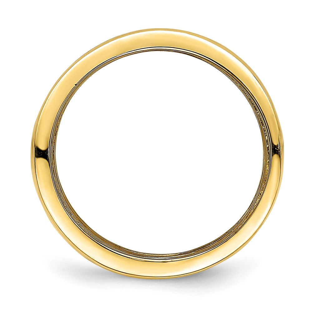 14k Tri-color Gold Triple Wave Bands