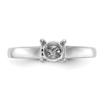 0.75ct. CZ Solid Real 14k White Gold Solitaire Engagement Ring