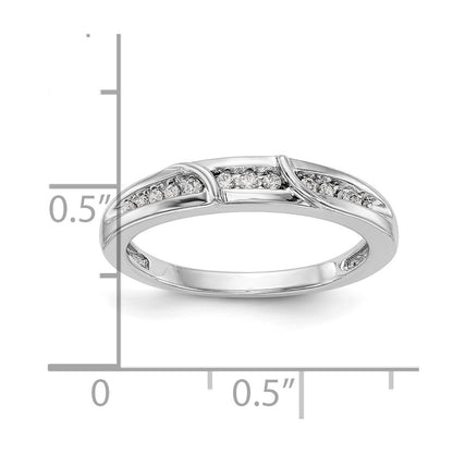 14K White Gold Complete Real Diamond Trio Ladies Wedding Band