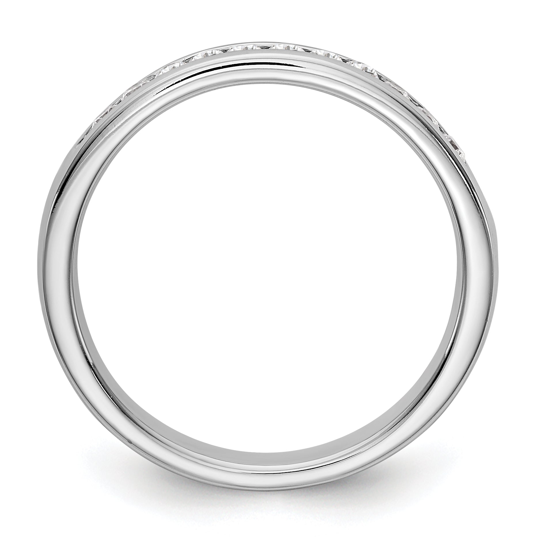 0.22ct. CZ Solid Real 14k True Origin Lab Grown SI/VS Near Colorless Men's Wedding Band Ring