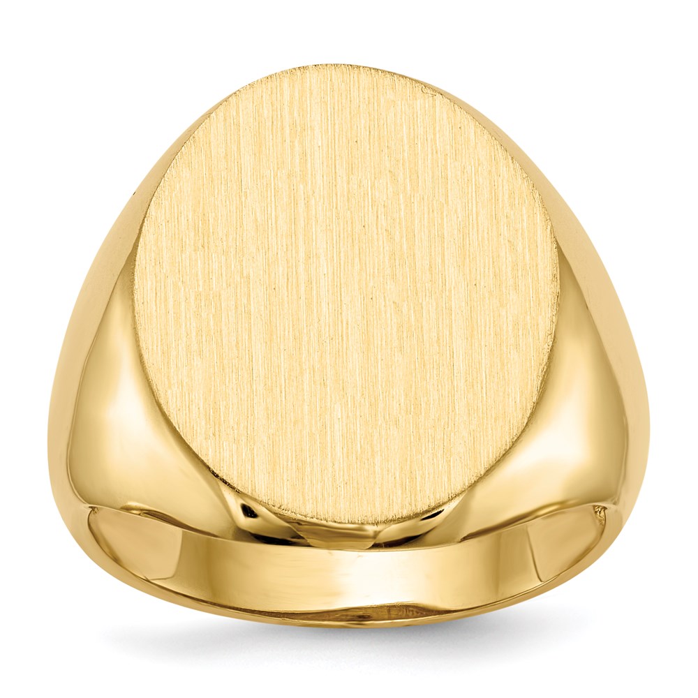 10K Yellow Gold Men's Signet Ring