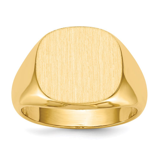10K Yellow Gold Men's Signet Ring