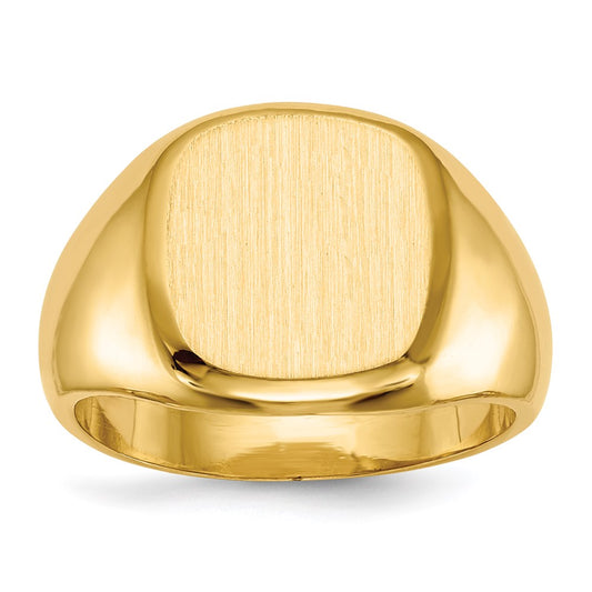 14K Yellow Gold Men's Signet Ring