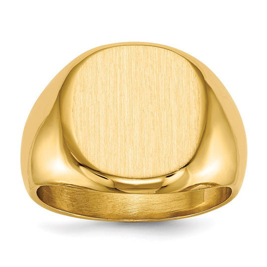 14K Yellow Gold Men's Signet Ring