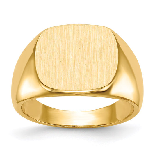 18k Yellow Gold Men's Signet Ring