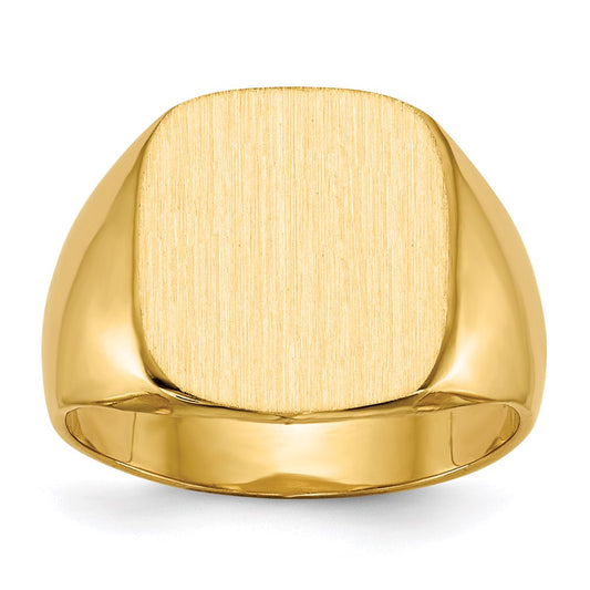 14K Yellow Gold Men's Signet Ring