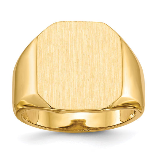 10K Yellow Gold Men's Signet Ring