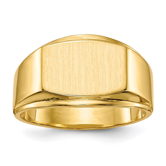 14K Yellow Gold Men's Signet Ring
