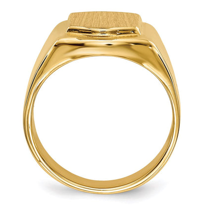 14K Yellow Gold Men's Signet Ring