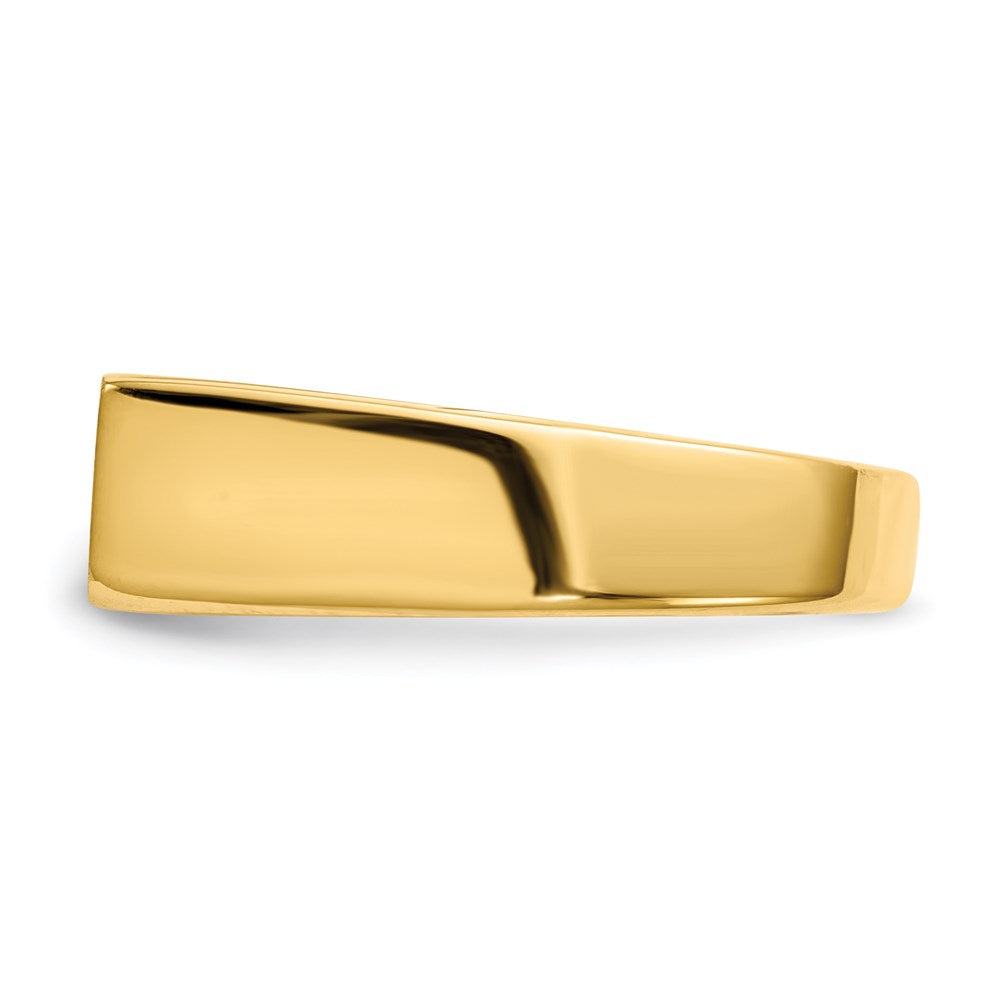 14K Yellow Gold Men's Signet Ring