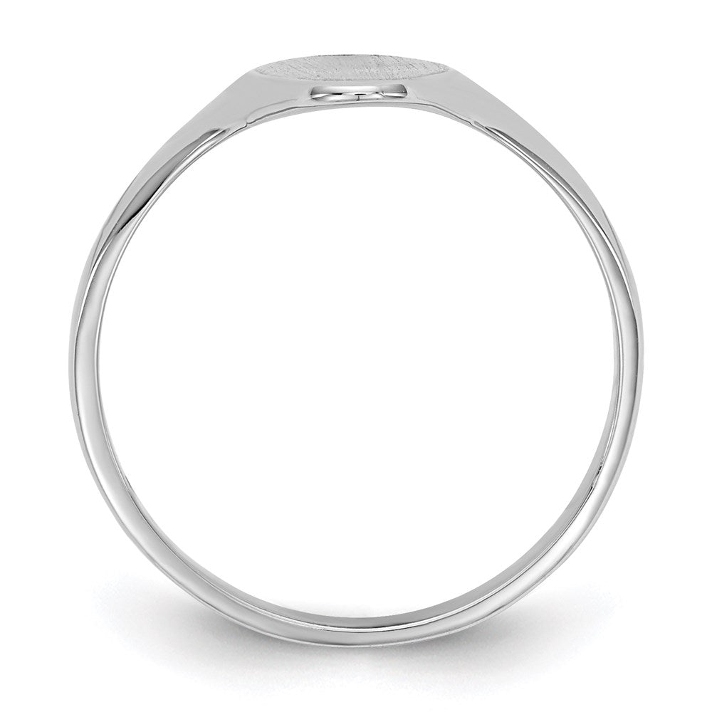 14k Yellow Gold Signet Ring 15.5mmx7mm Closed Back