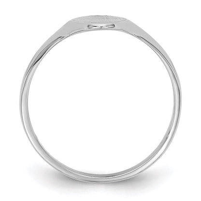 14k Yellow Gold Signet Ring 15.5mmx7mm Closed Back