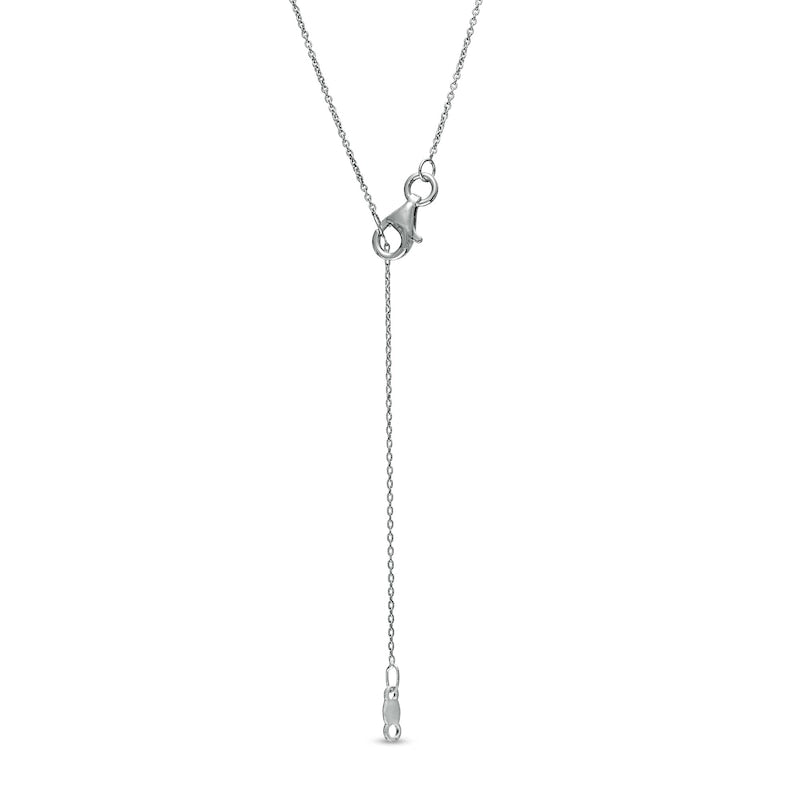 1 CT. Certified Emerald-Cut Lab-Created Diamond Solitaire Pendant in 14K White Gold (F/SI2)
