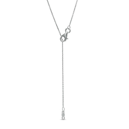 1 CT. Certified Emerald-Cut Lab-Created Diamond Solitaire Pendant in 14K White Gold (F/SI2)