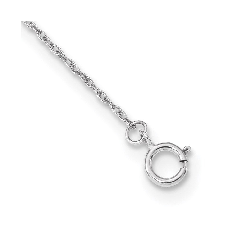 14k White Gold Diamond u0026 Blue Topaz Necklace