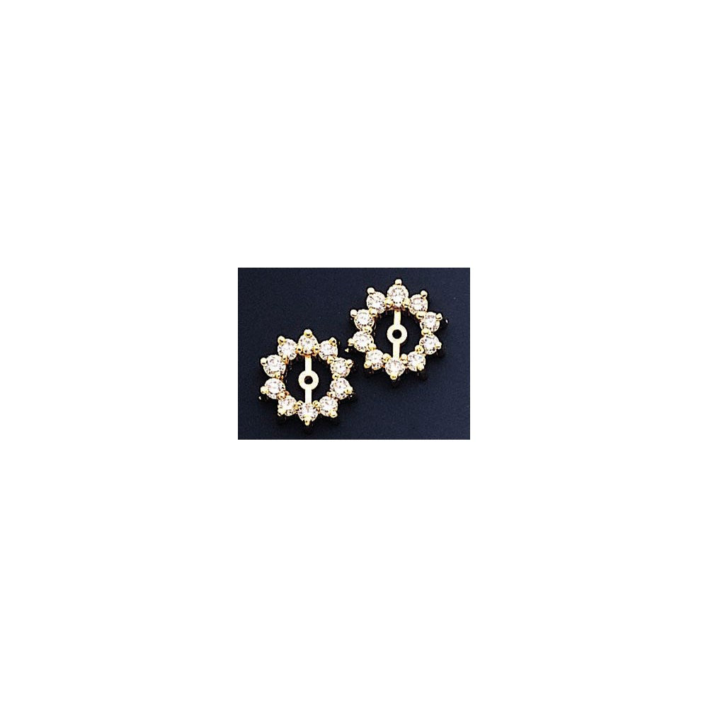 14k AAA Diamond Earring Jacket