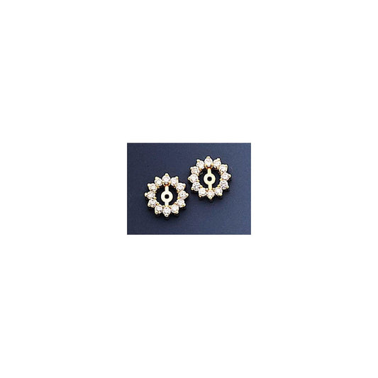 14k AAA Diamond Earring Jacket