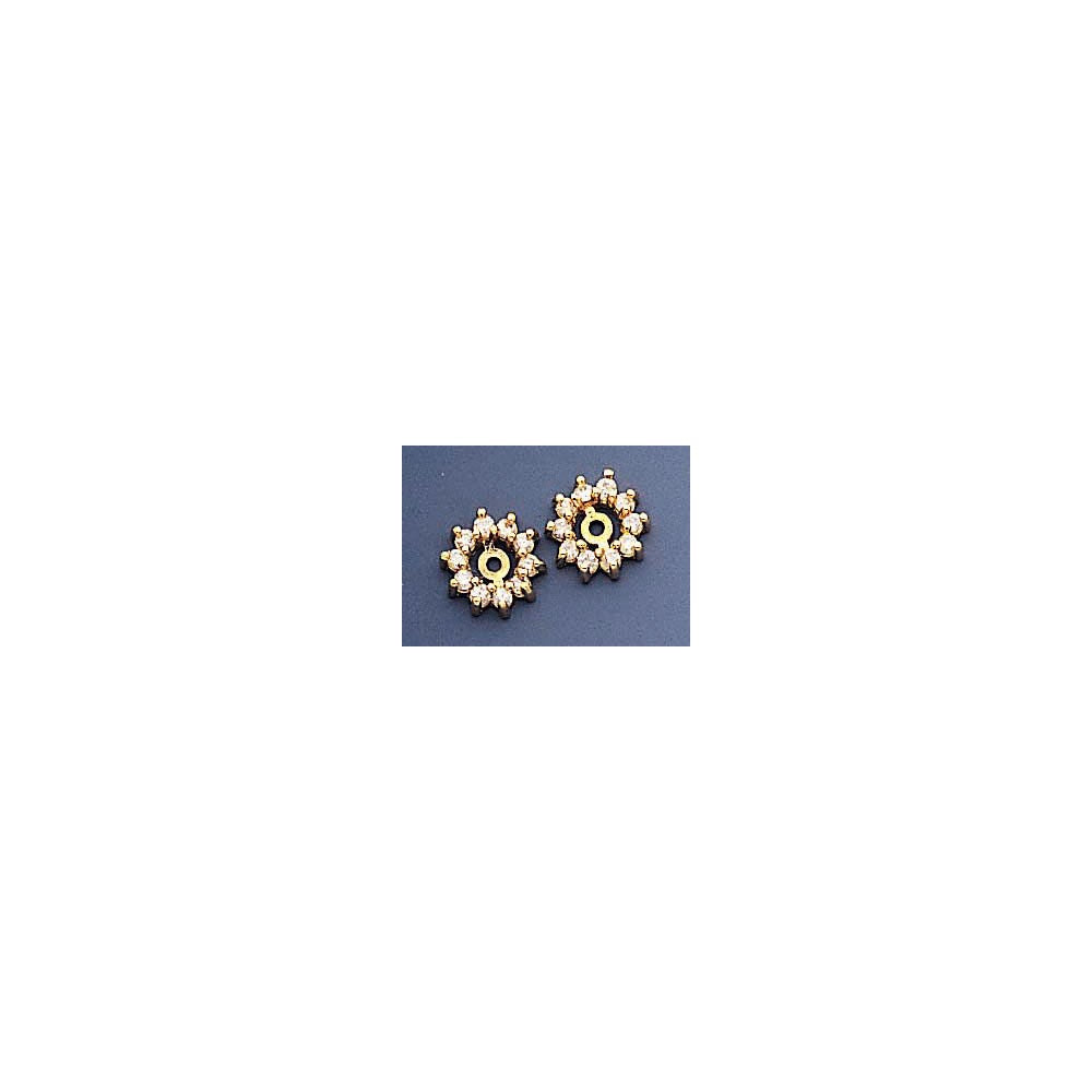 14k AAA Diamond Earring Jacket