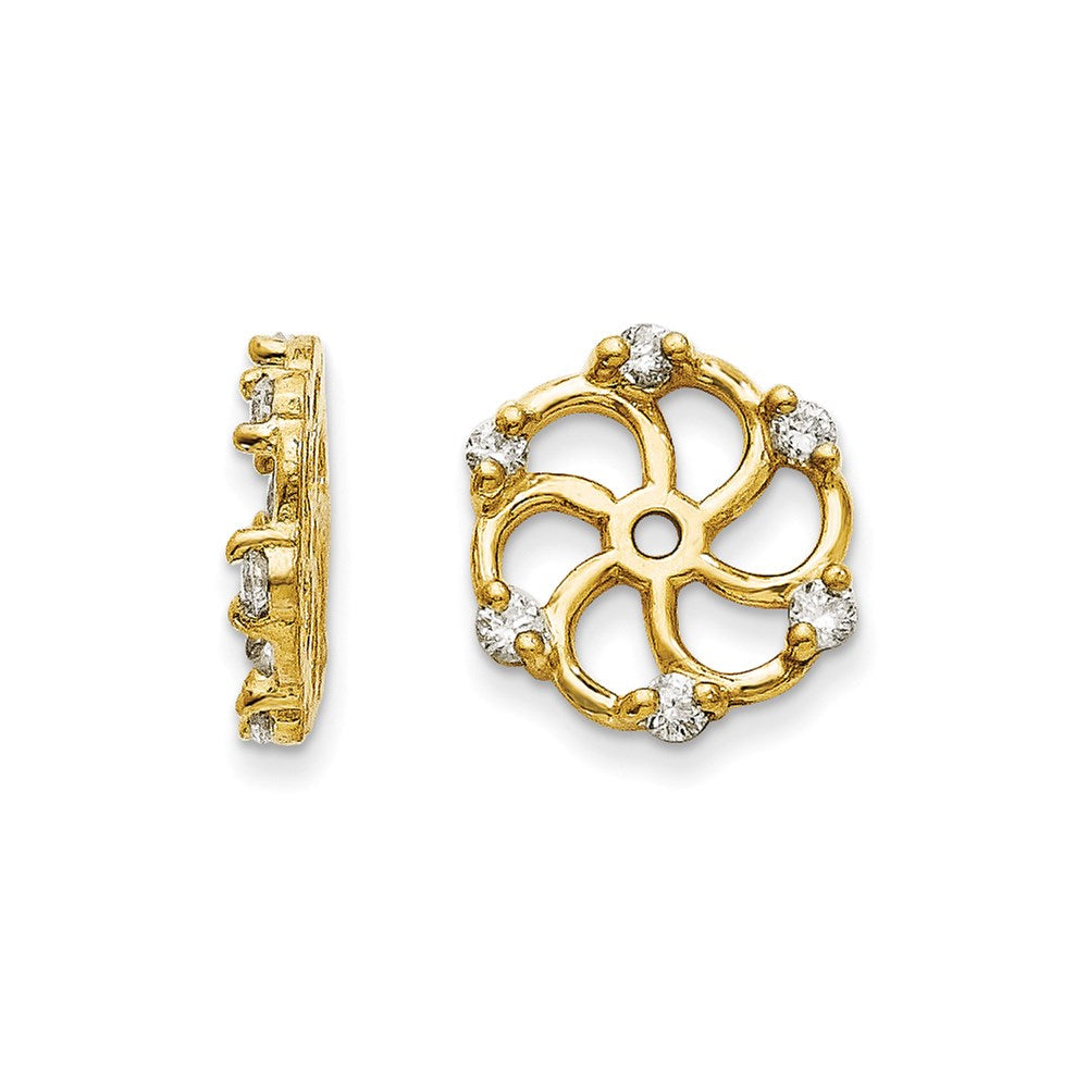14k AA Diamond Earring Jacket