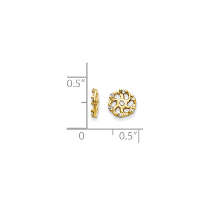 14k AA Diamond Earring Jacket