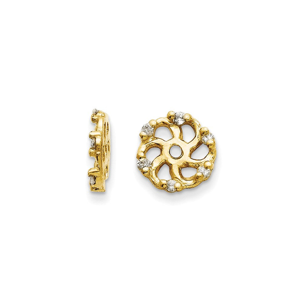 14k AA Diamond Earring Jacket