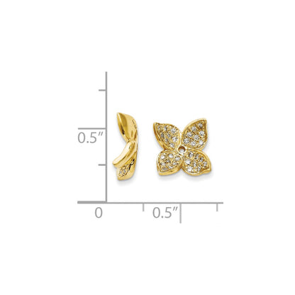 14K Diamond Earring Jacket