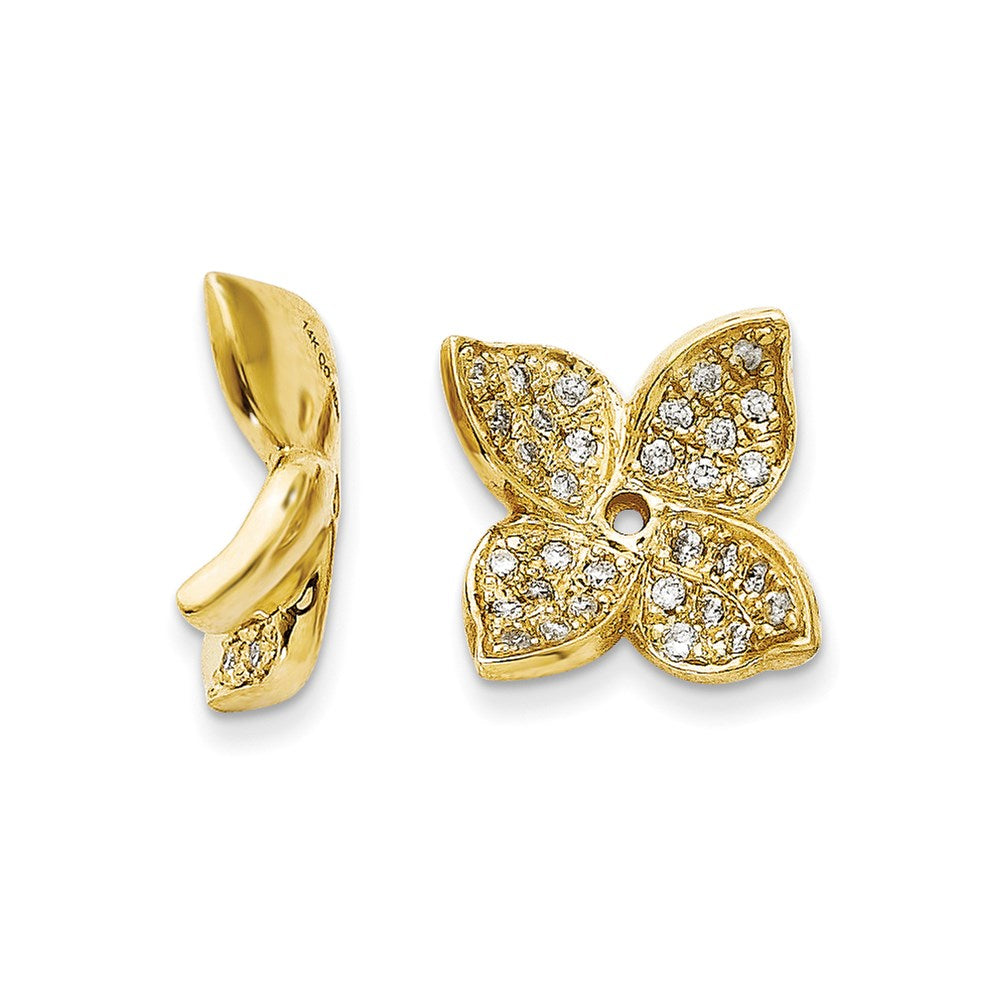14K Diamond Earring Jacket