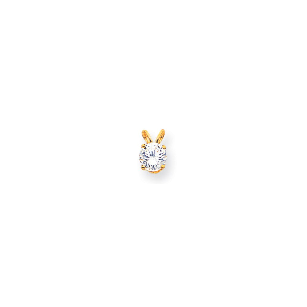 14k A Diamond pendant