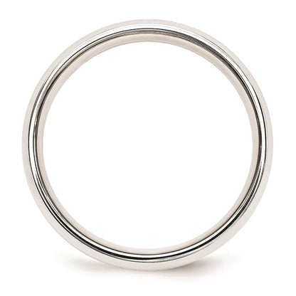 Solid 18K Yellow Gold Two-Tone 5mm Domed Size 11 Wedding Men's/Women's Wedding Band Ring