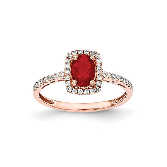 14k Rose Gold Oval Fire Opal u0026 Real Diamond Rectangle Ring