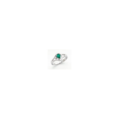 14k White Gold 6x4mm Pear Mount St. Helens A Real Diamond ring