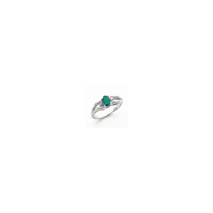 14k White Gold 6x4mm Oval Mount St. Helens A Real Diamond ring