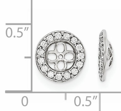 14KW AA Diamond Earring Jacket