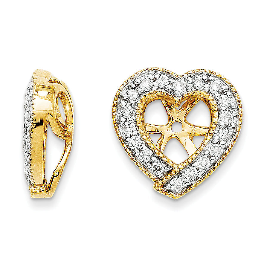 14k Diamond Earring Jacket