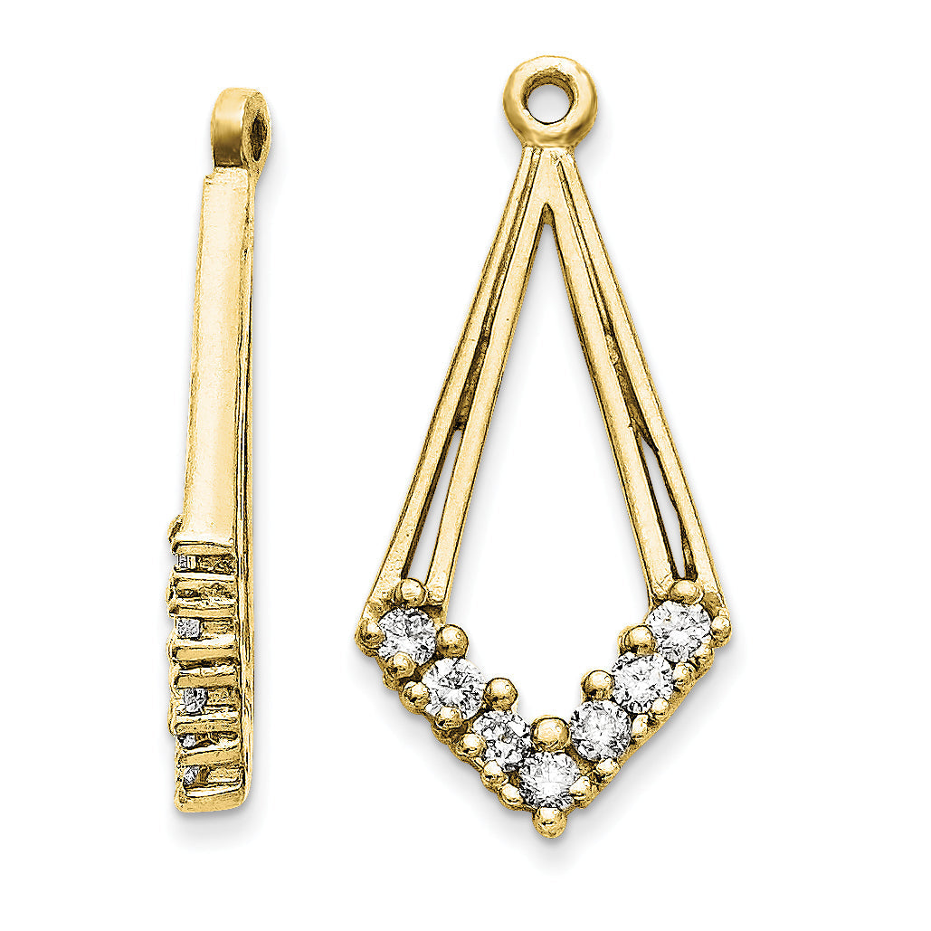 14k VS Diamond earring jacket
