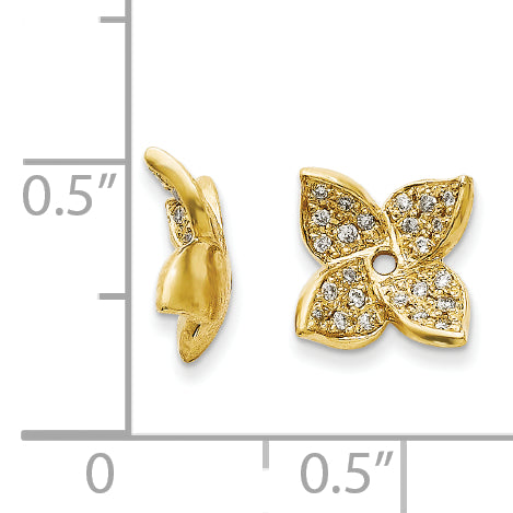 14K Diamond Earring Jacket