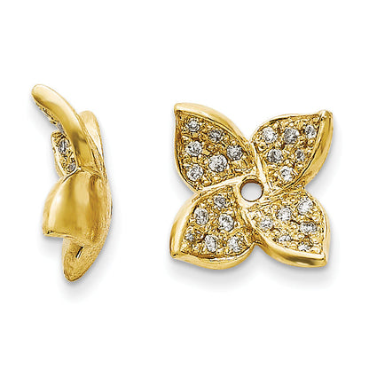 14K Diamond Earring Jacket
